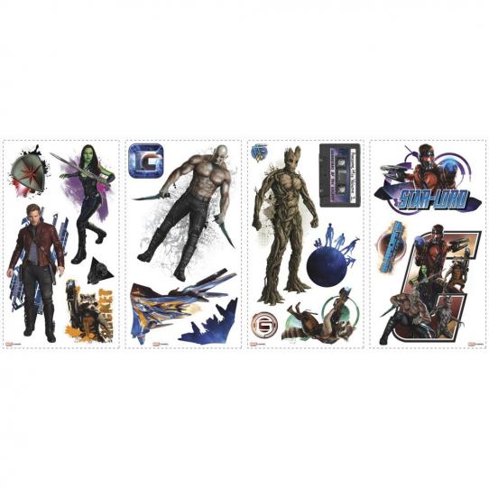 18 Stickers Les Gardiens de la Galaxie Marvel