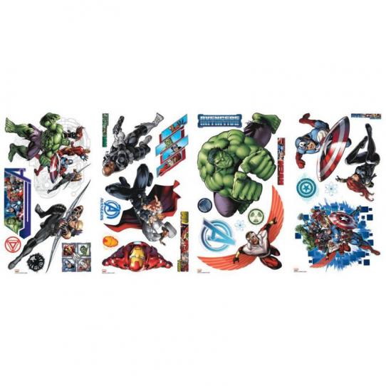 28 Stickers Avengers Assemble Marvel