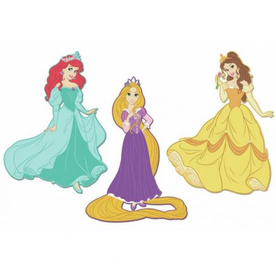 Stickers Princesses Disney 3D Relief Mousse