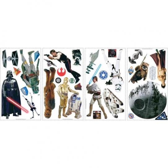 31 Stickers Star Wars Trilogie