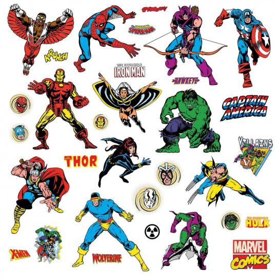 32 Stickers Avengers Comics Marvel