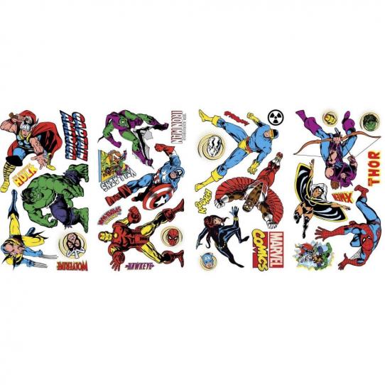 32 Stickers Avengers Comics Marvel
