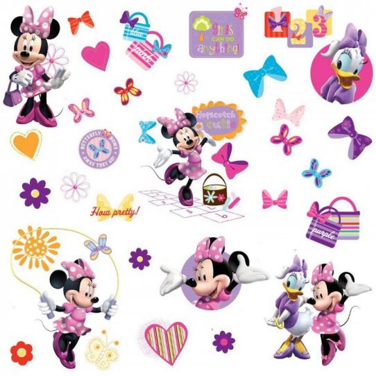 33 Stickers Minnie Mouse Disney