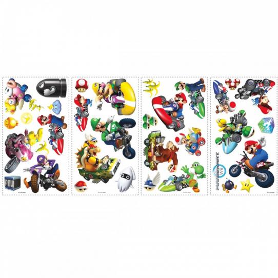 34 Stickers Mario Kart Nintendo
