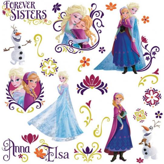 36 Stickers La Reine Des Neiges Spring Brillant