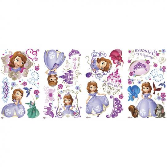 37 Stickers Princesse Sofia Disney