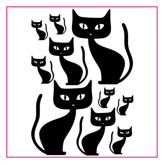 Kit 10 Stickers Chat