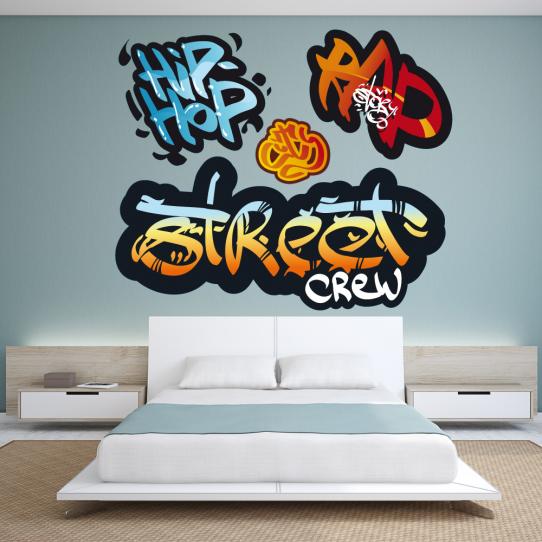 Autocollant Stickers ado kit 4 graffitis