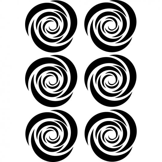 Kit 6 stickers hypnose
