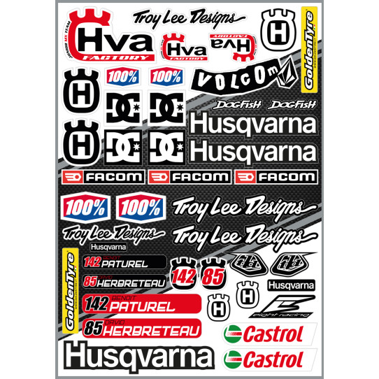 KIT AUTOCOLLANTS 21x30 CM - 