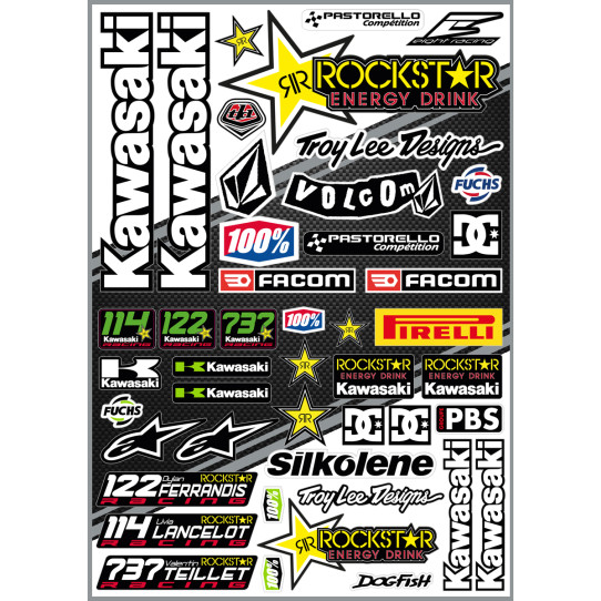 KIT AUTOCOLLANTS 21x30 CM - 
