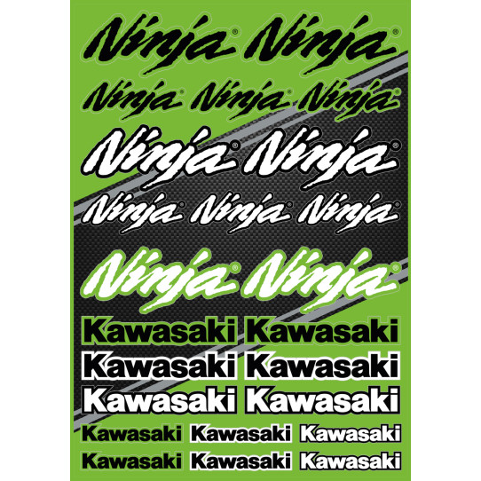 KIT AUTOCOLLANTS 21x30 CM - 