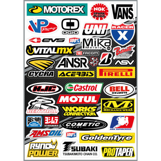 KIT AUTOCOLLANTS 21x30 CM - 