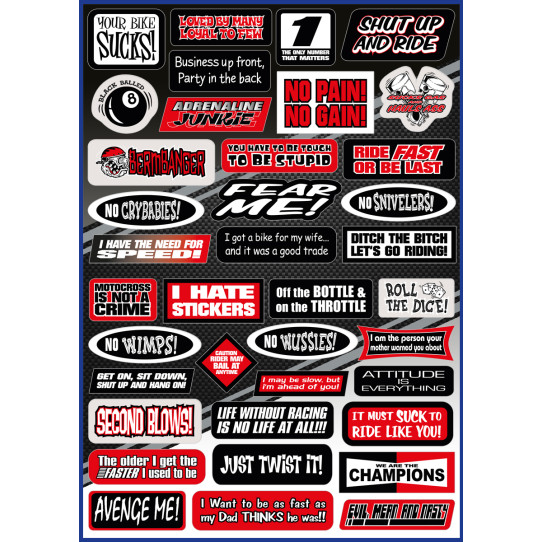 KIT AUTOCOLLANTS 30x42 CM - 