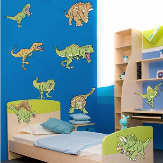 kit Stickers 10 dinosaures