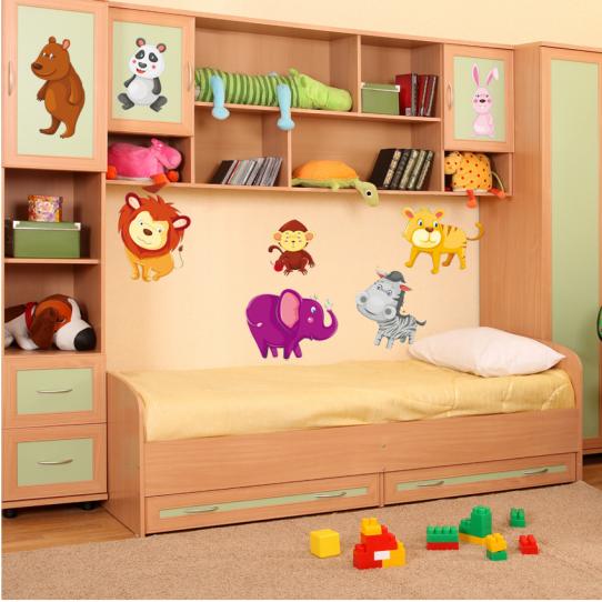 kit stickers 11 animaux