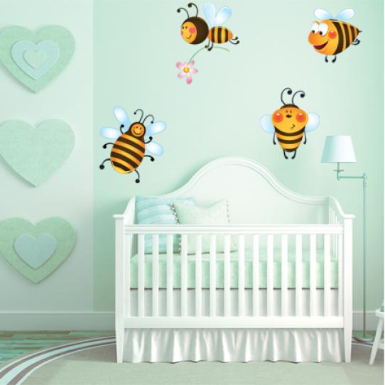 kit Stickers 4 abeilles