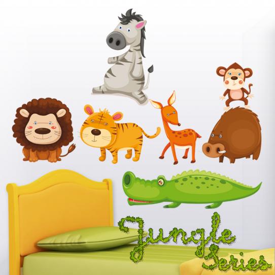 Autocollant Stickers enfant kit 7 animaux
