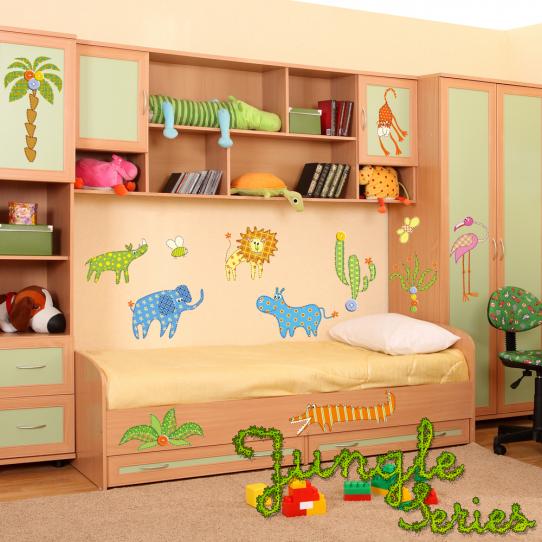 Autocollant Stickers enfant kit 7 animaux