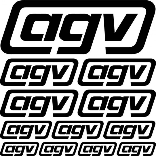 Kit stickers agv