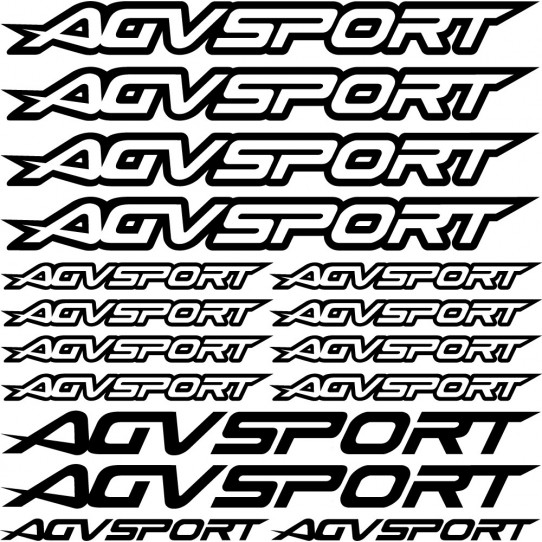 Kit stickers agvsport