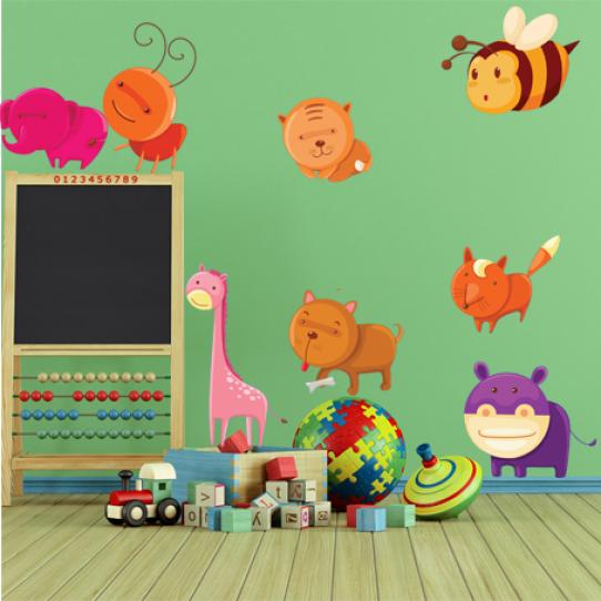 kit Stickers animaux et insectes