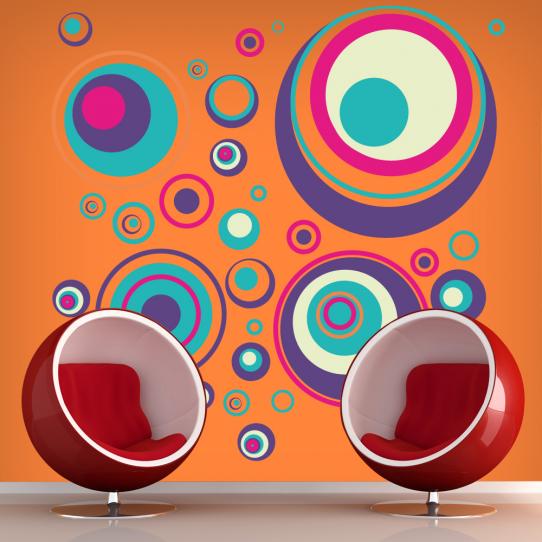 Autocollant Stickers ado kit cercles