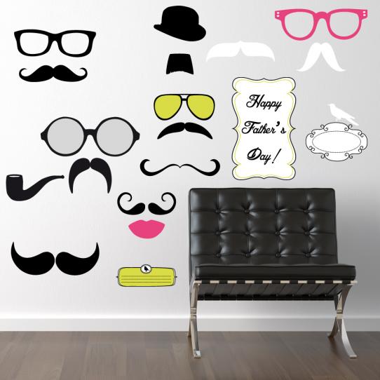 Autocollant Stickers ado kit fête des pères