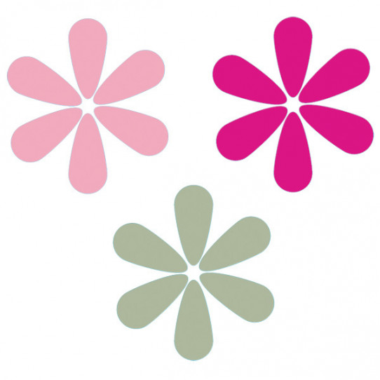 kit Stickers Fleurs