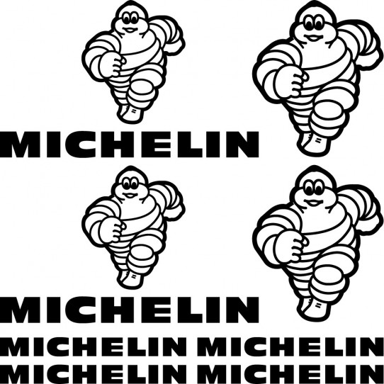 Kit stickers michelin