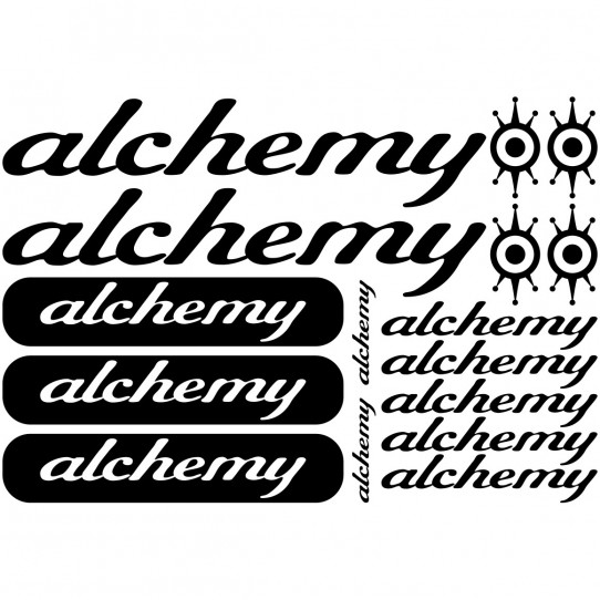 Kit stickers vélo alchemy bikes
