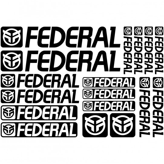 Kit stickers vélo federal bikes