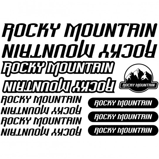 Kit stickers vélo rocky mountain bikes