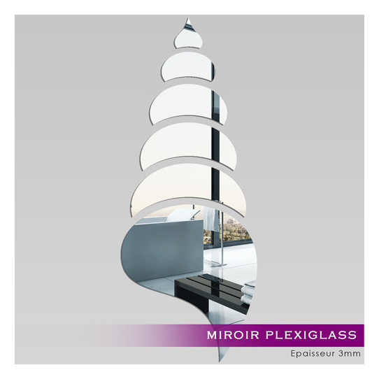 Miroir Acrylique Plexiglass Coquillage 1