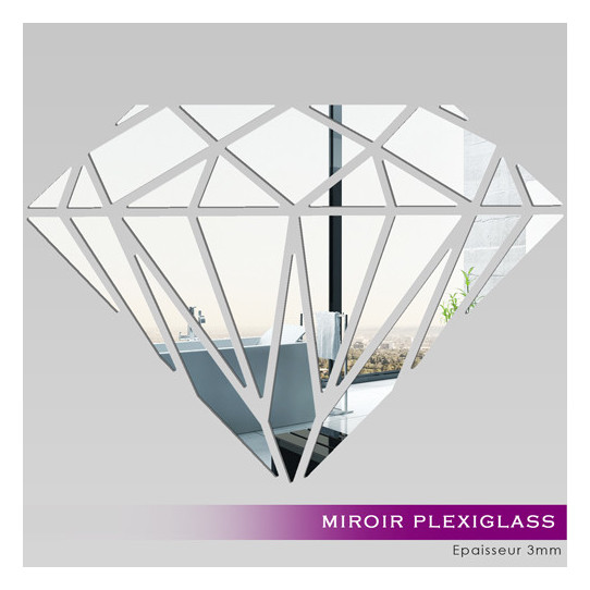 Miroir Acrylique Plexiglass Diamant