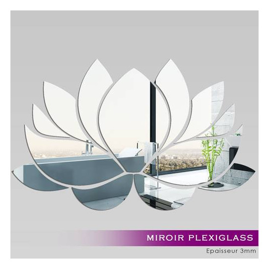 Miroir Acrylique Plexiglass  Nénuphar