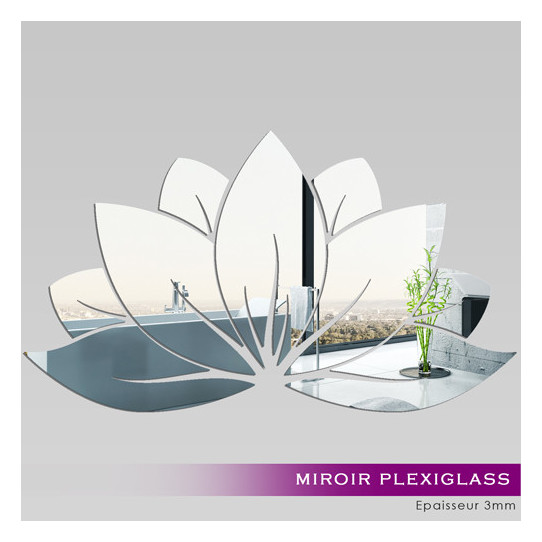 Miroir Acrylique Plexiglass  Nénuphar 2