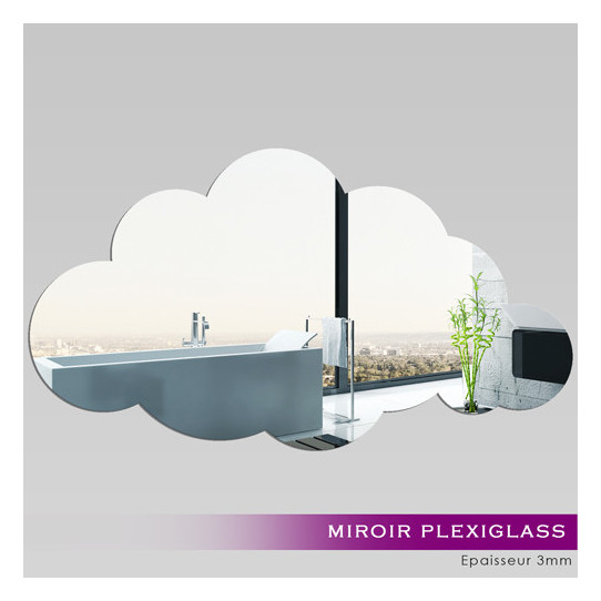 Miroir Acrylique Plexiglass Nuage