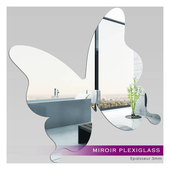 Miroir Acrylique Plexiglass Papillon 1