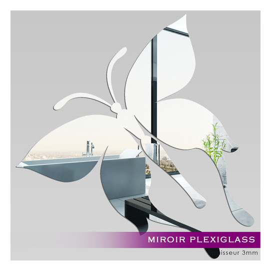 Miroir Acrylique Plexiglass Papillon