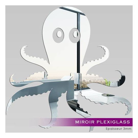 Miroir Acrylique Plexiglass Poulpe