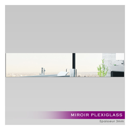 Miroir Acrylique Plexiglass Rectange Horizontale