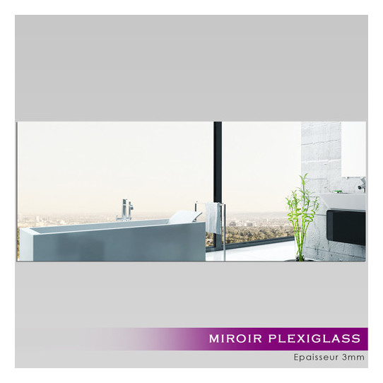 Miroir Acrylique Plexiglass Rectange Maxi 1
