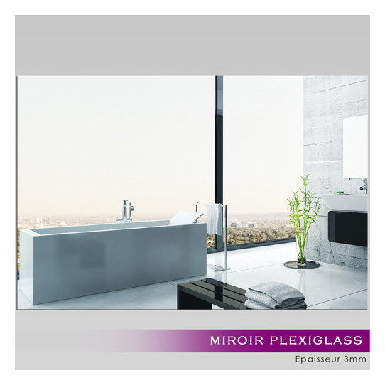 Miroir Acrylique Plexiglass Rectange Maxi