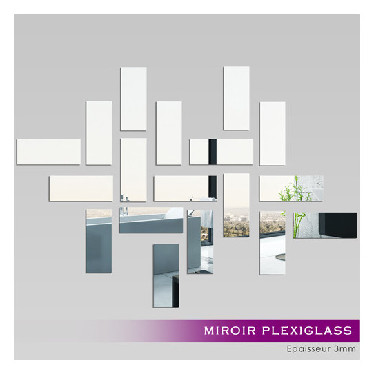 Miroir Acrylique Plexiglass Rectanges