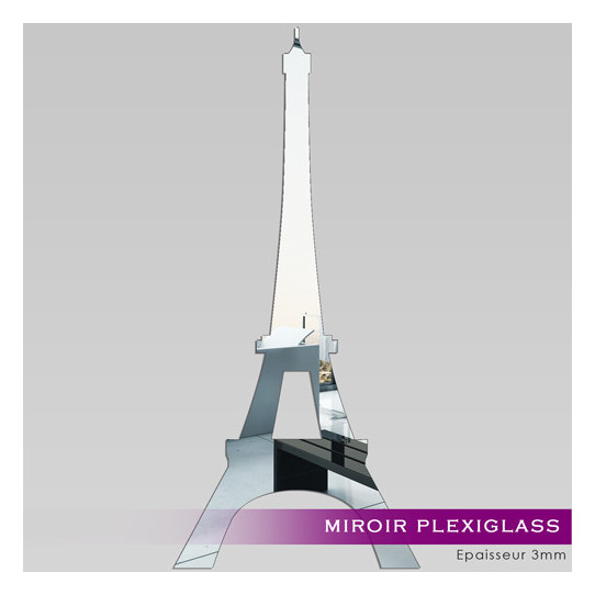 Miroir Acrylique Plexiglass Tour Eiffel