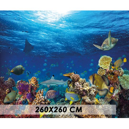 Océan Papier Peint Intissé Tapisserie Murales Panoramique 3D Requin