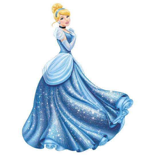 Sticker géant Glamour Princesse Cendrillon Disney