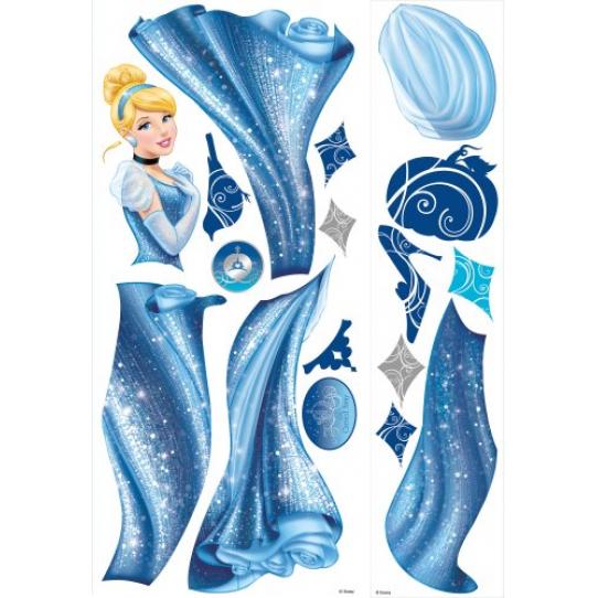 Sticker géant Glamour Princesse Cendrillon Disney