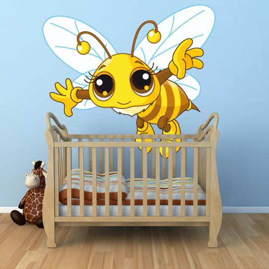 Autocollant Stickers enfant abeille